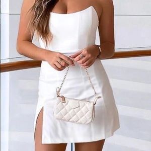 White Fox Change the Tune Mini Dress